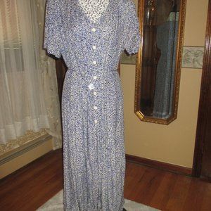 Vintage 90's Maxi Dress/ E,D. Michaels by Melanie Drucker.